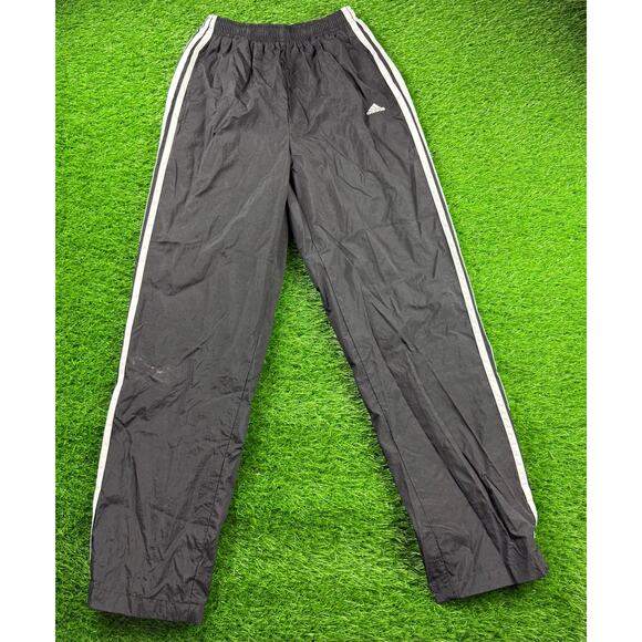 Adidas Track Pants Mens M Black Athletic Joggers Training Activewear Vintage - Picture 1 of 7
